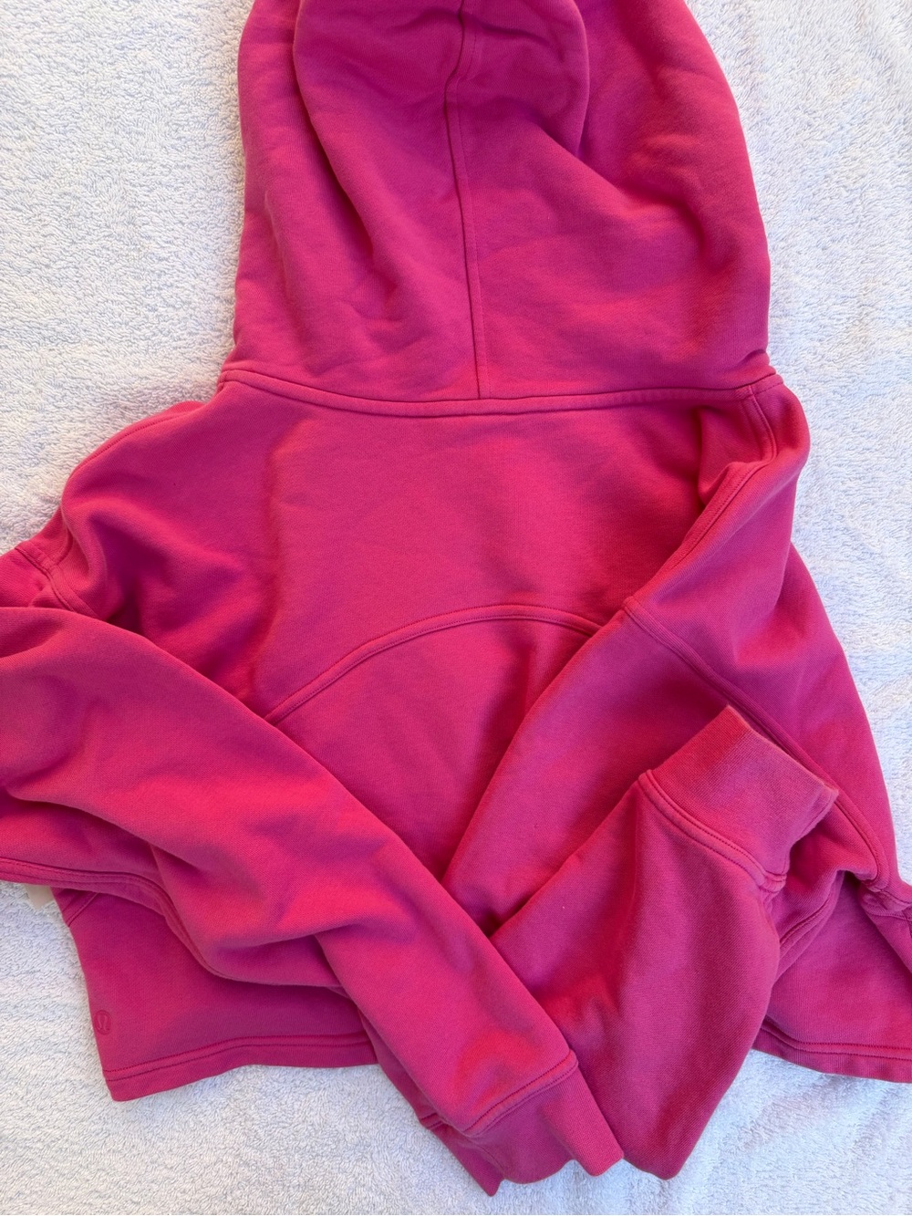 Lululemon all yours cropped hoodie - sonic pink